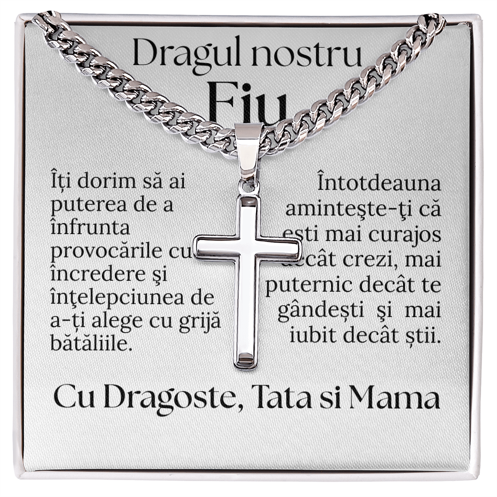 Cadou fiu – lănțișor cruce
