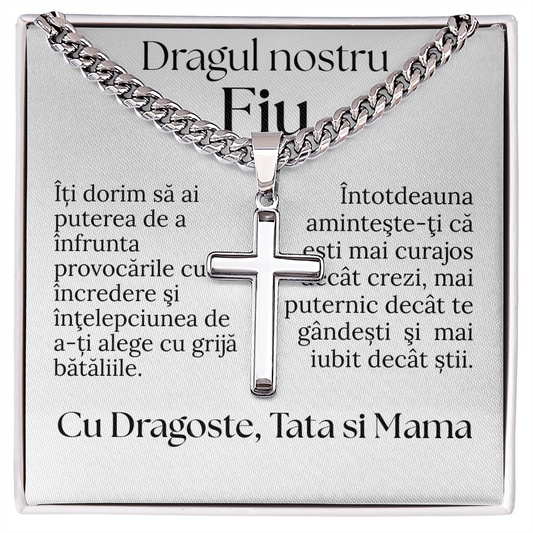 Cadou fiu – lănțișor cruce