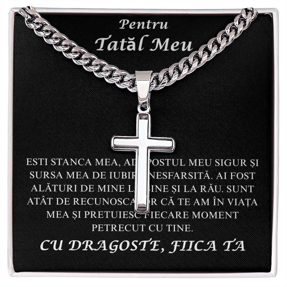 Cadou Pentru tata - Lănțișor Cruce