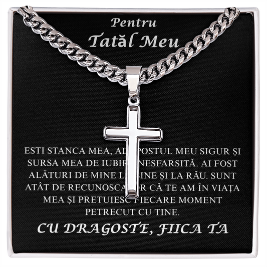 Cadou Pentru tata - Lănțișor Cruce