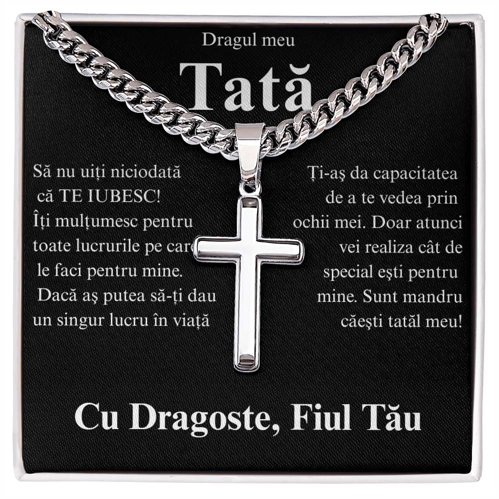 Cadou Tata - Lănțișor Cruce
