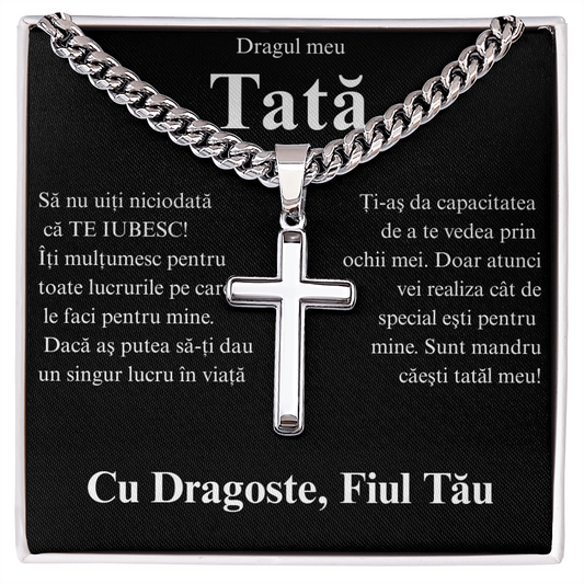 Cadou Tata - Lănțișor Cruce