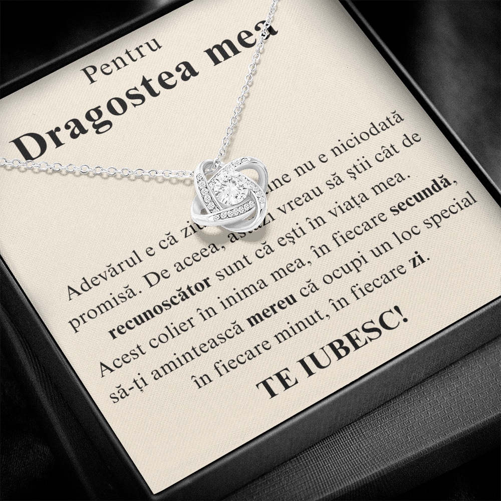 Cadou pentru dragostea  mea   – Colier Love Knot