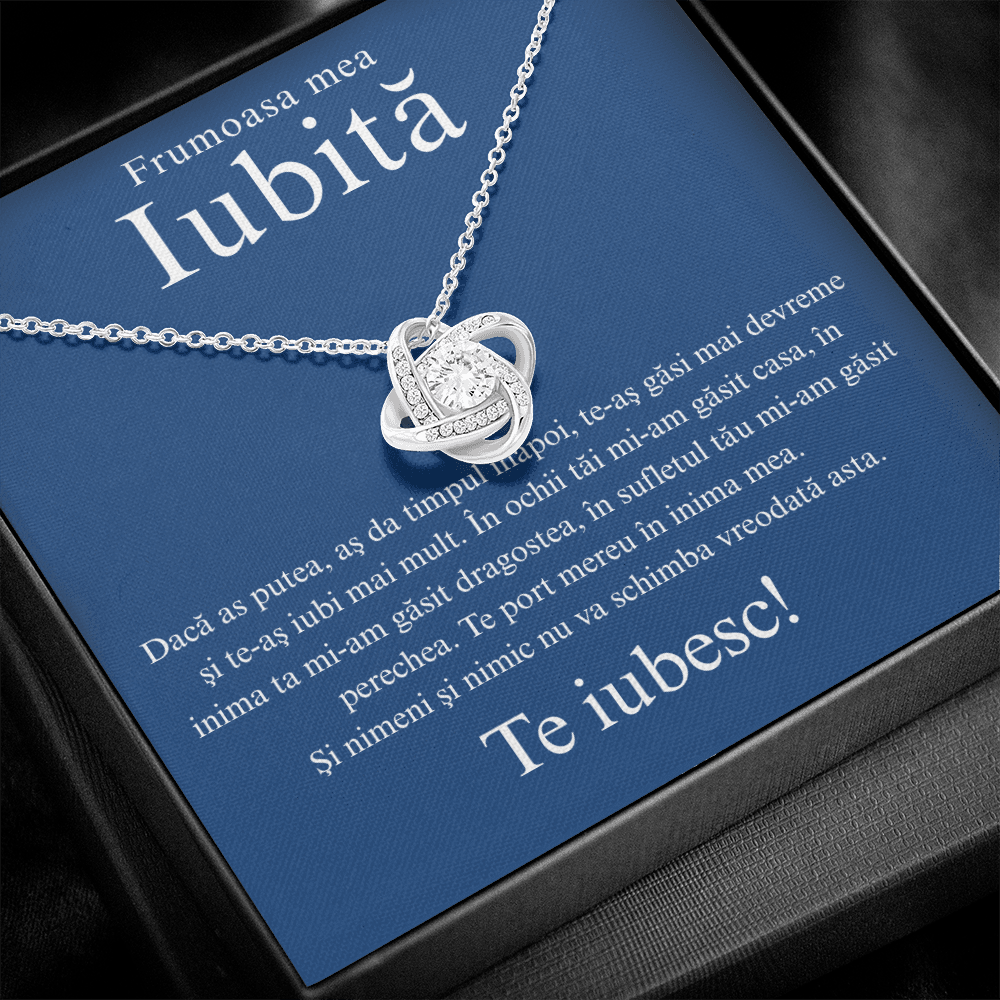 Cadou pentru fiica mea   – Colier Love Knot