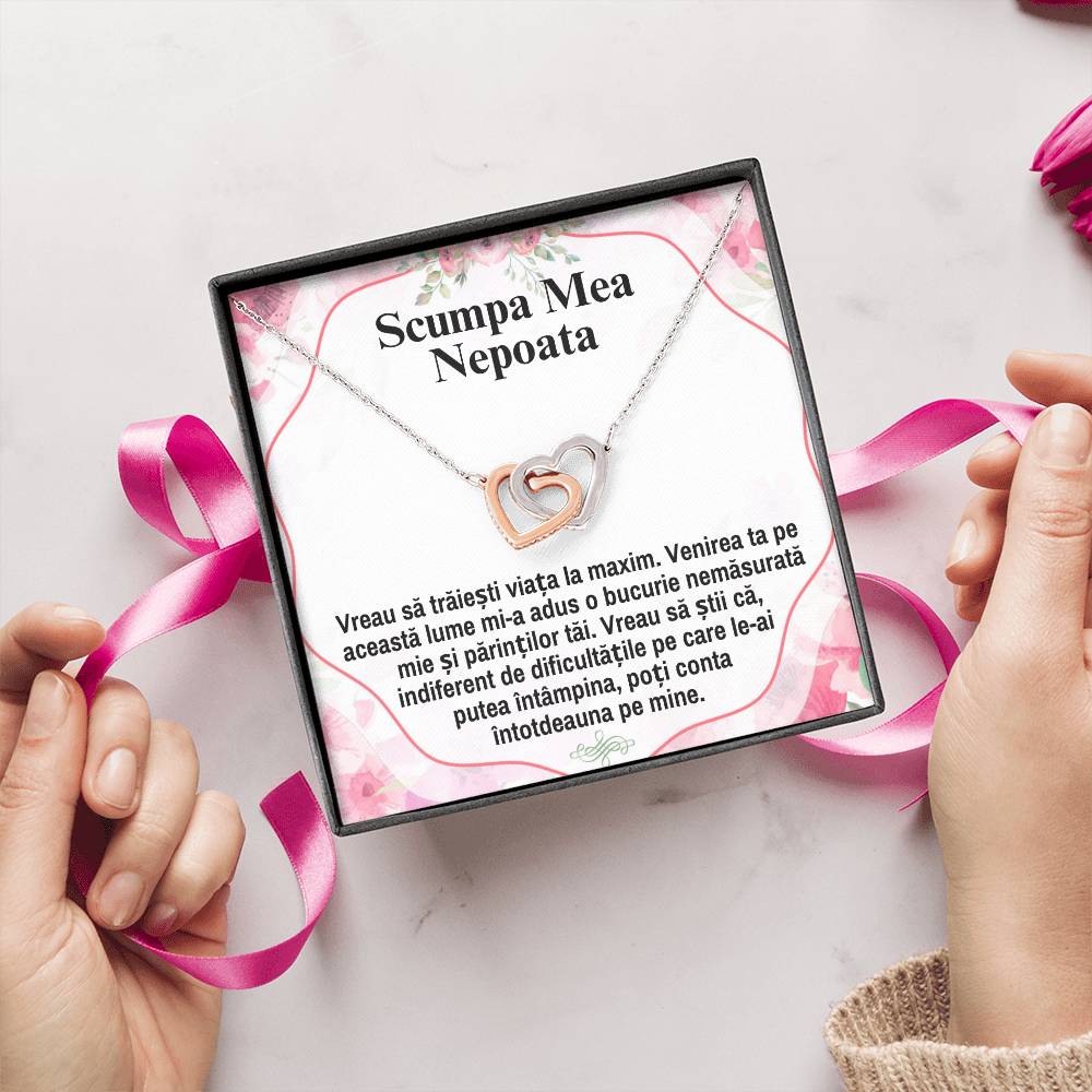 Scumpa Mea, Nepoata – Colier Inimi Pereche