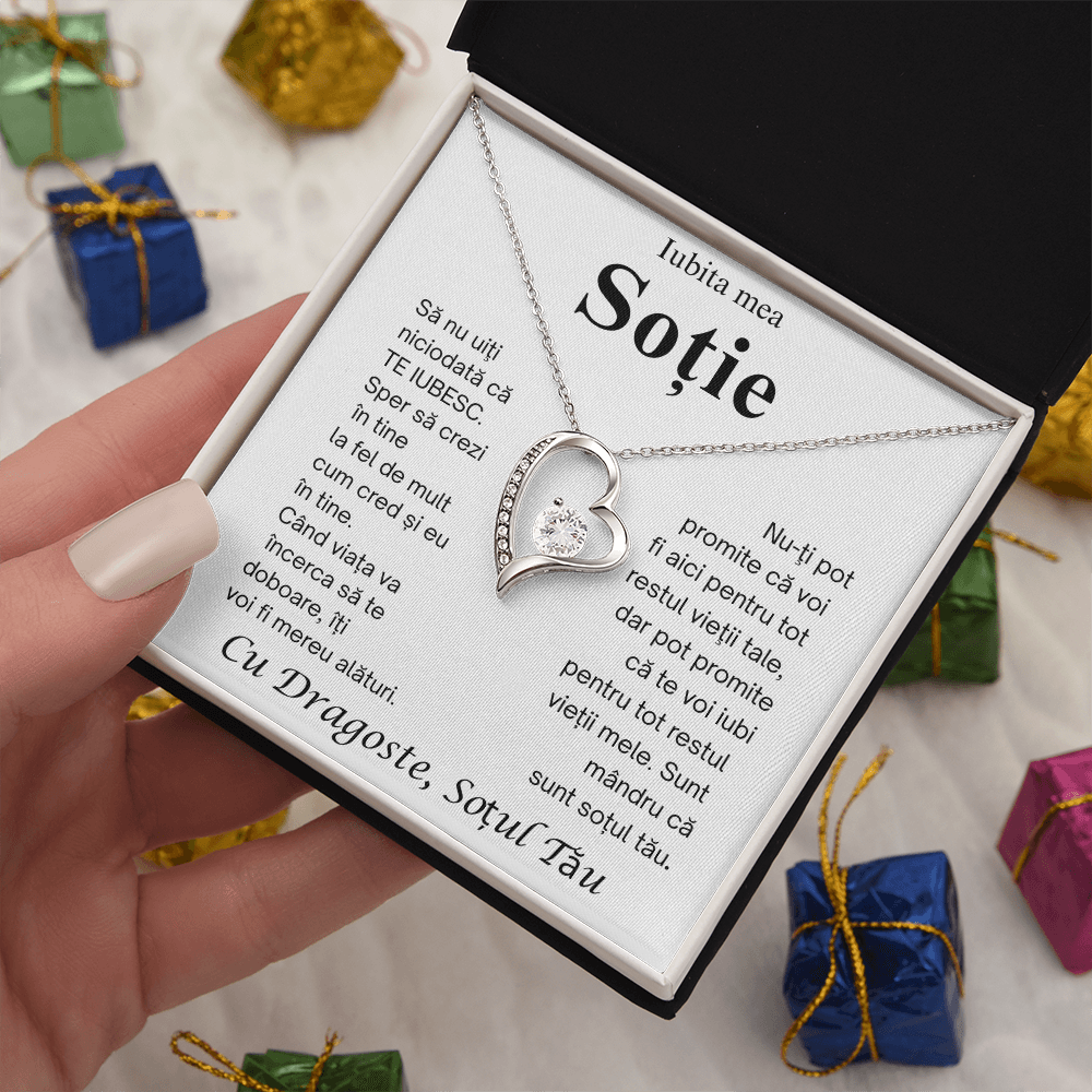 Cadou  Soție mea - Colier Inimă
