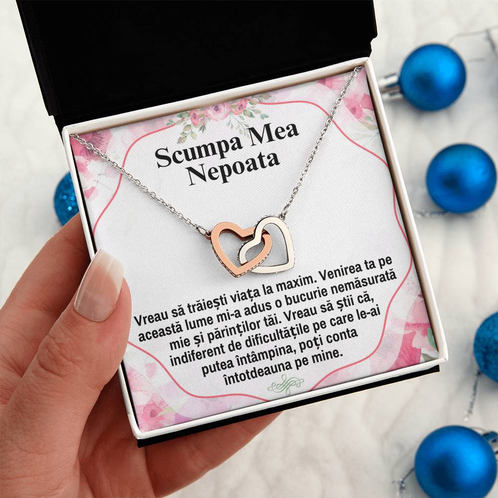 Scumpa Mea, Nepoata – Colier Inimi Pereche