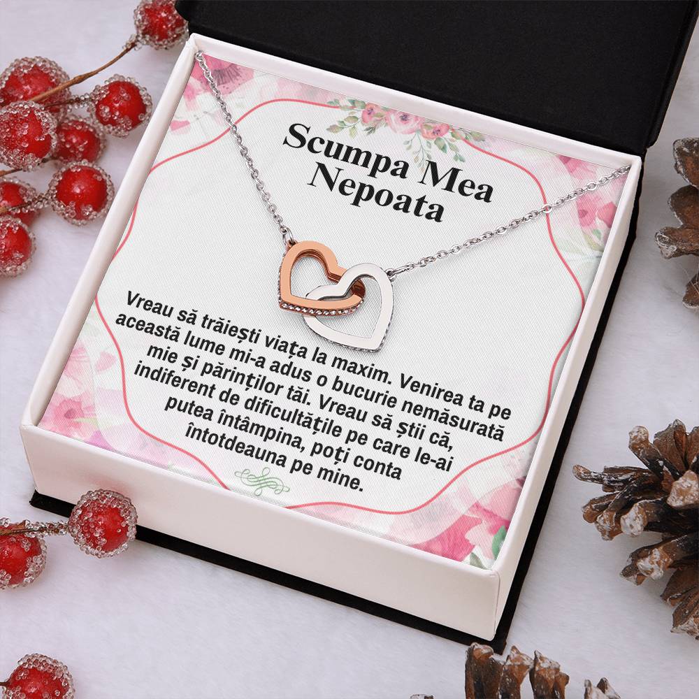 Scumpa Mea, Nepoata – Colier Inimi Pereche