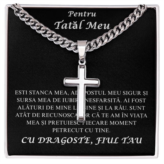 Cadou Pentru tata meu  - Lănțișor Cruce