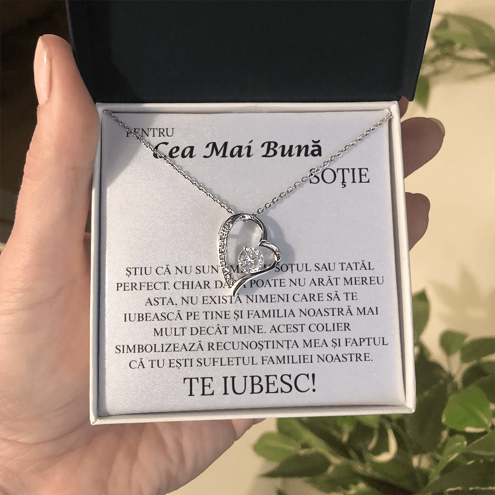 Cadou pentru frumoasa mea Soție - Colier Inimă