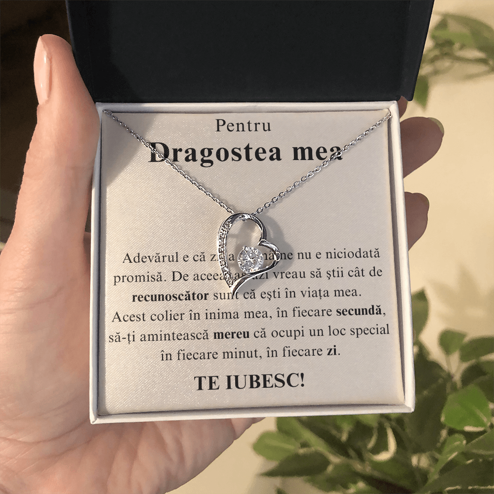 Cadou pentru dragosta  mea - Colier Inimă  simpla