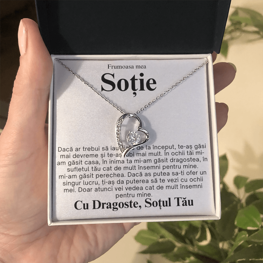 Cadou pentru  Soție- Colier Inimă