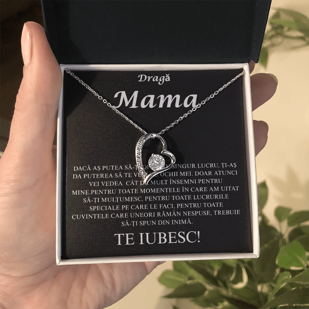 Cadou Pentru mama mea  draga   - Colier inimă Love