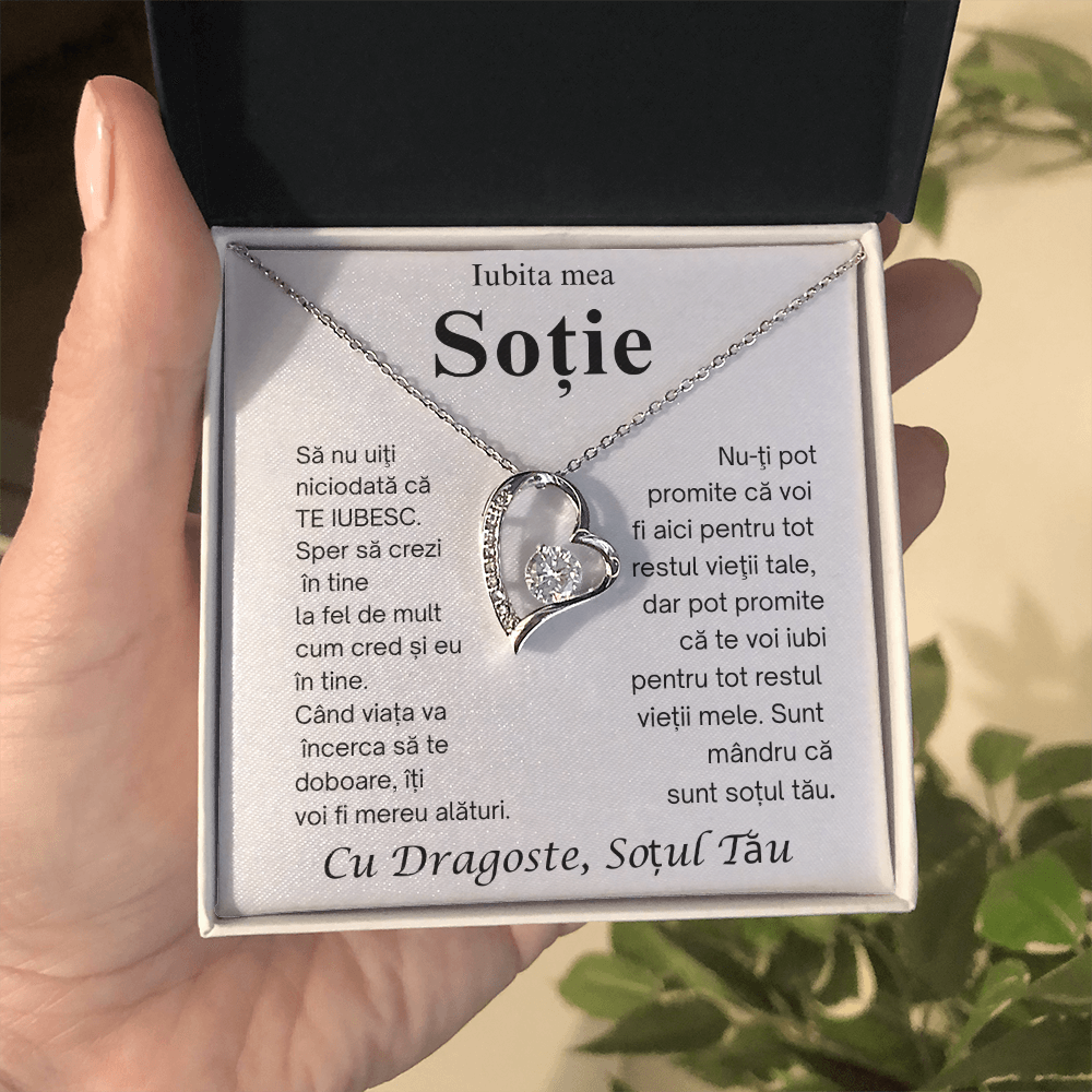 Cadou  Soție mea - Colier Inimă