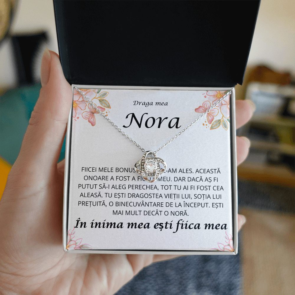 Cadou pentru nora mea  - Colier Love Knot