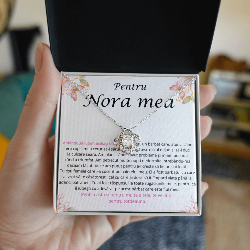 Cadou pentru nora mea  - Colier Love Knot
