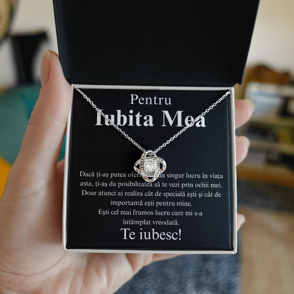 Cadou pentru iubita mea   – Colier Love Knot