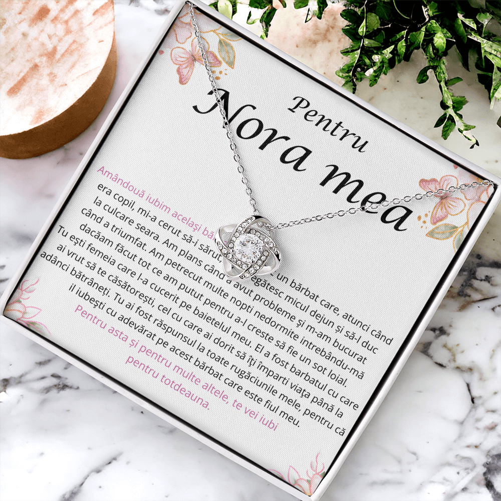 Cadou pentru nora mea  - Colier Love Knot