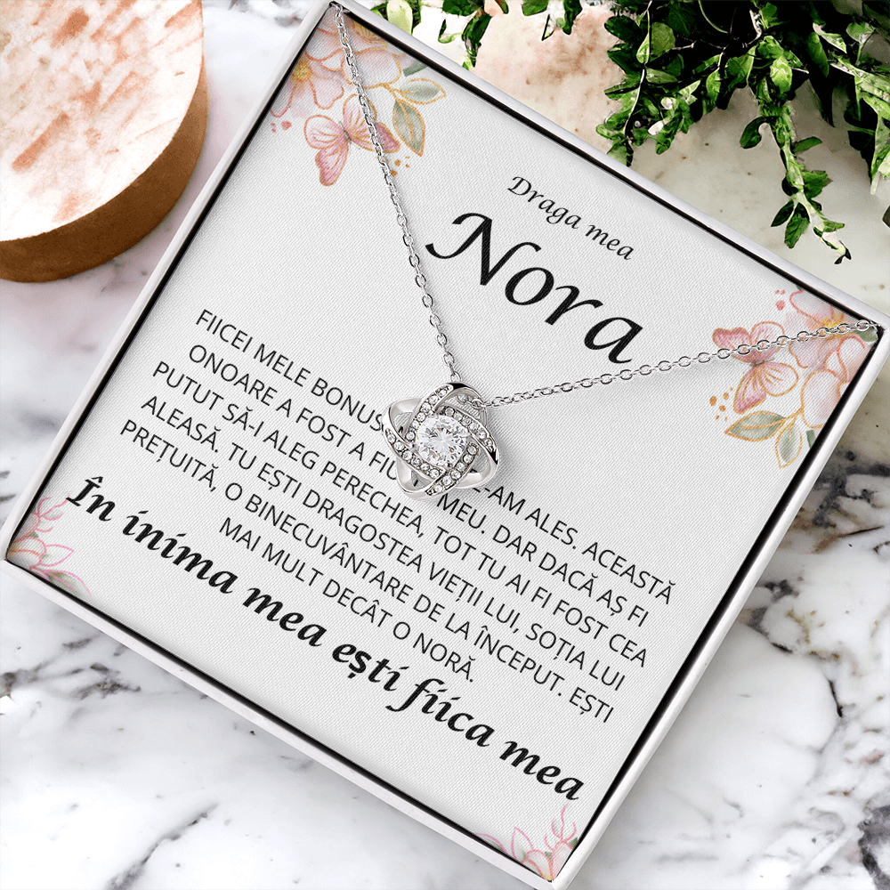 Cadou pentru nora mea  - Colier Love Knot