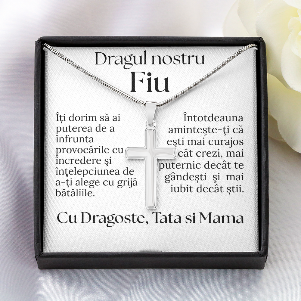 Cadou  pentru fiu – lănțișor cruce