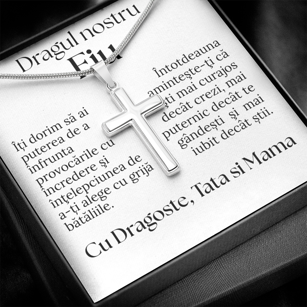 Cadou  pentru fiu – lănțișor cruce