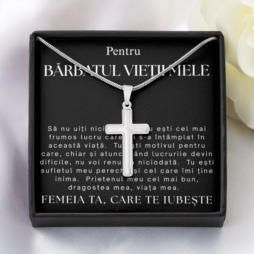 Cadou Pentru iubitul meu - Lănțișor Cruce