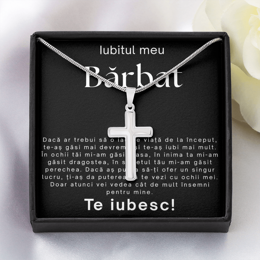 Cadou Pentru iubitul meu - Lănțișor Cruce