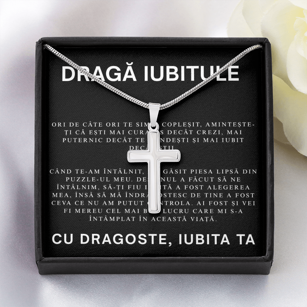 Cadou Pentru iubitul meu - Lănțișor Cruce