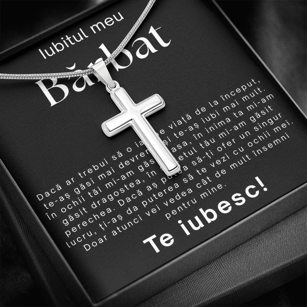Cadou Pentru iubitul meu - Lănțișor Cruce