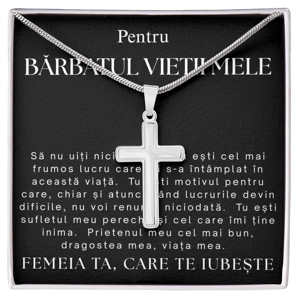 Cadou Pentru iubitul meu - Lănțișor Cruce