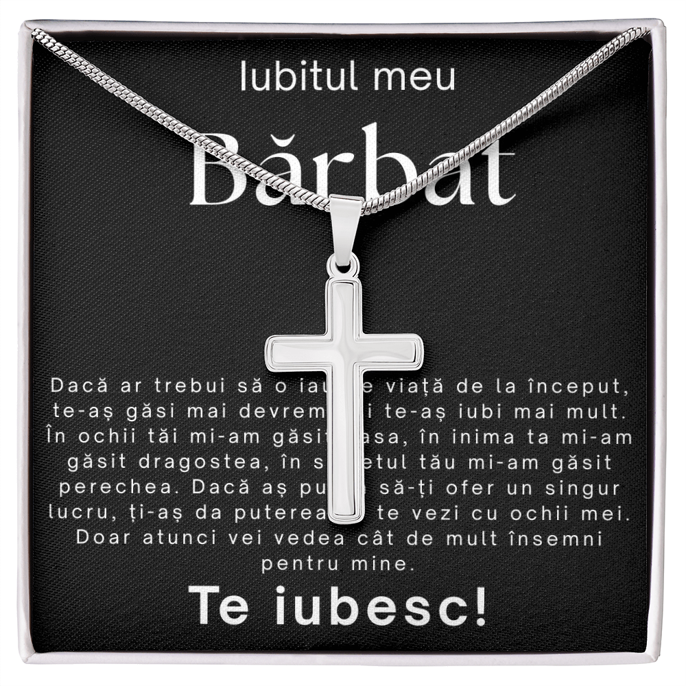 Cadou Pentru iubitul meu - Lănțișor Cruce