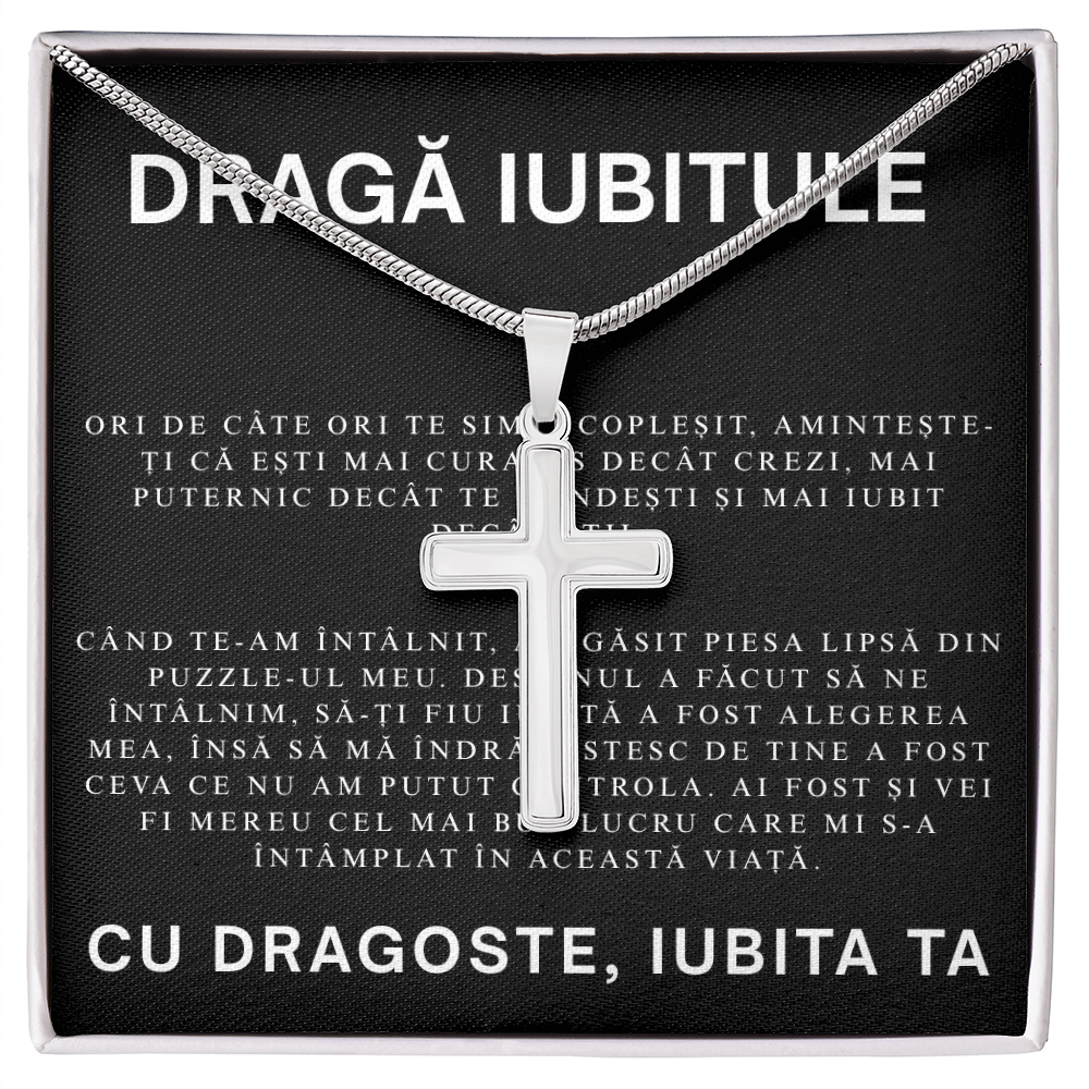 Cadou Pentru iubitul meu - Lănțișor Cruce