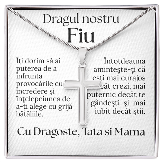 Cadou  pentru fiu – lănțișor cruce