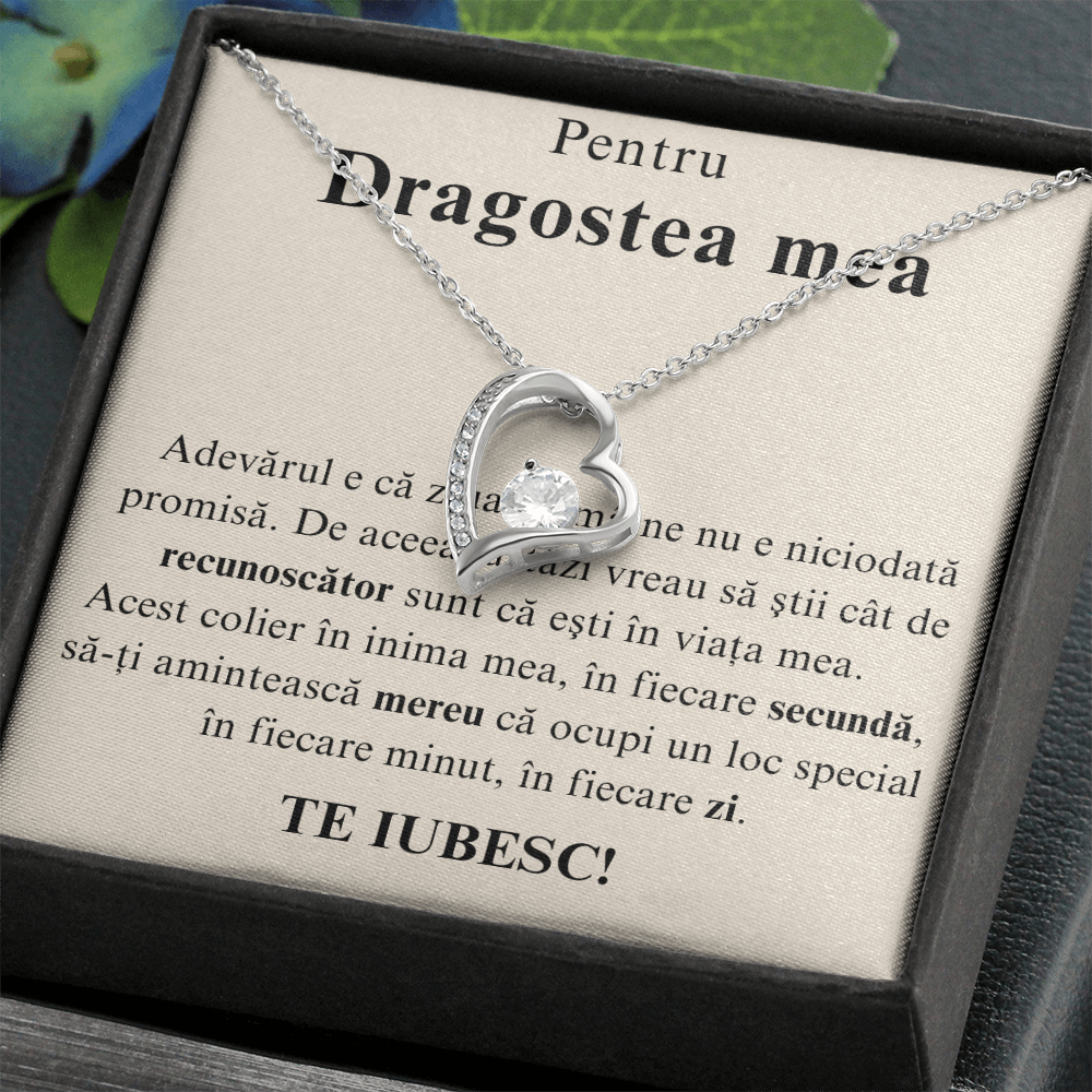 Cadou pentru dragostea mea  - Colier Inimă simpla